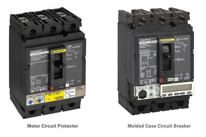 Motor Circuit Protector vs. Molded Case Circuit Breaker