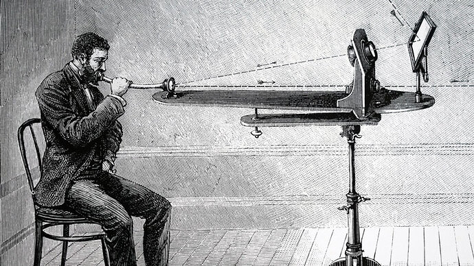 Early Optical Transmission using Bell's Photophone
