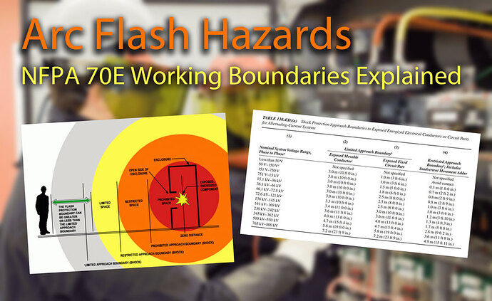 Arc Flash Hazards: NFPA 70E Working Boundaries Explained