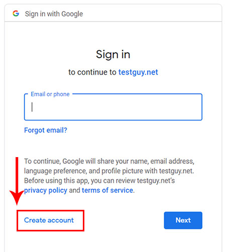 How to create new Google account