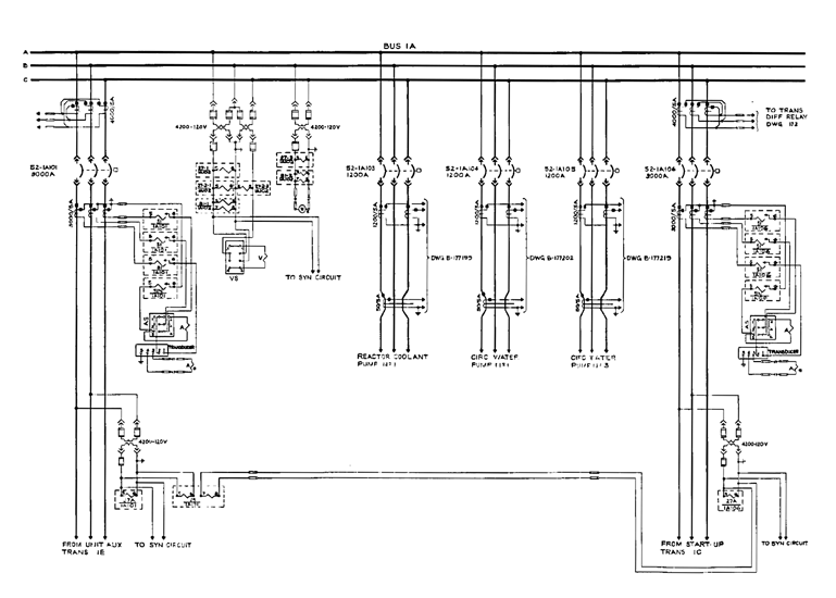 4160V Bus Three-Line Diagram Explained